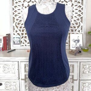 GAP sleeveless crochet tank
